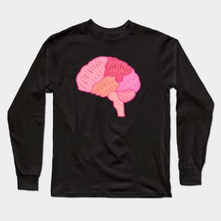 Anatomical brain Long Sleeve T-Shirt